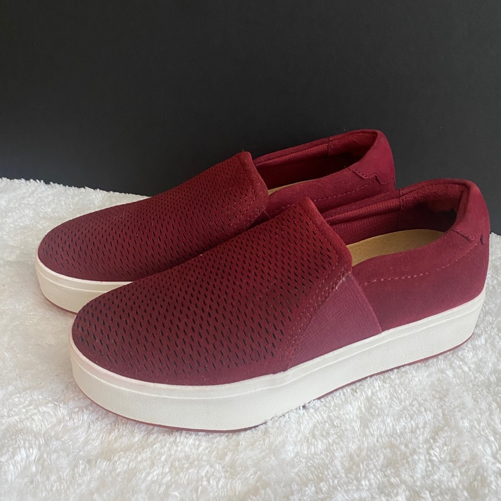 New Dr scholls platform flats/sneakers suede